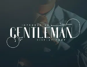 Gentleman + 10 Logos font