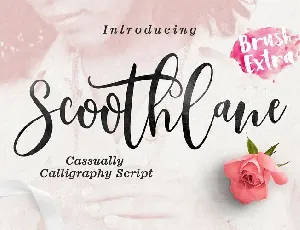 Scoothlane Script font