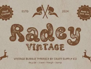 Radey Vintage font