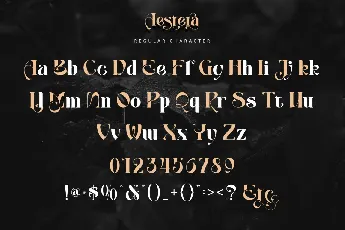 Aestera - Personal use font