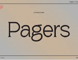 Pagers Display font