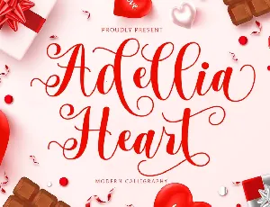 Adellia Heart font