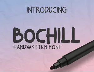 Bochill font