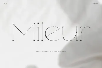 Mileur font