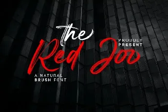 Red Joo Brush font