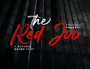 Red Joo Brush font