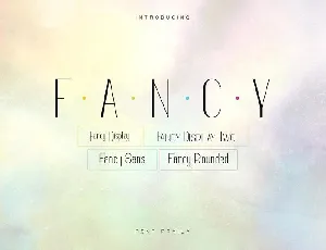 Fancy Family – 12s font