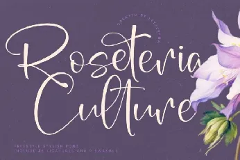 Roseteria Culture font