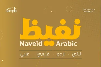 Naveid Arabic font