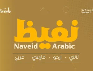 Naveid Arabic font