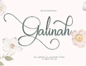 Galinah font