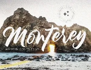 Monterey font