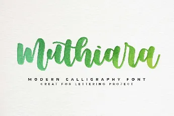 Muthiara font