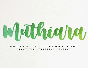 Muthiara font