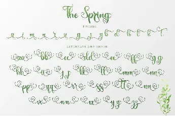 The Spring - Personal Use font