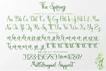 The Spring - Personal Use font