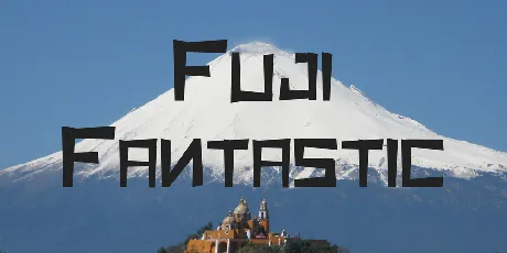 Fuji Fantastic font