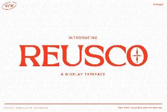 Reusco Display font