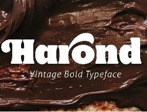 Harond font