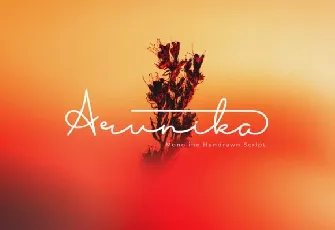 Arunika font