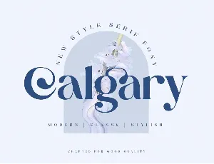 Calgary font