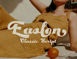 Easlon DEMO font