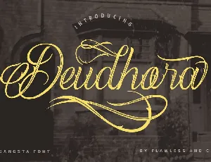 Deudhora font