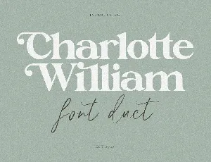 Charlotte William font