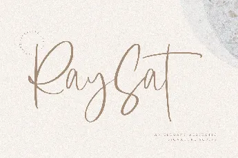 RaySat font