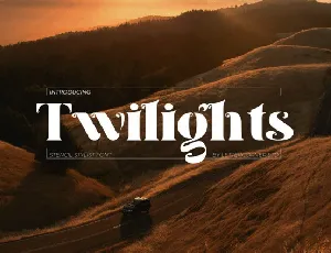 Twilights font