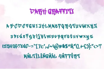 Dark Graffiti font