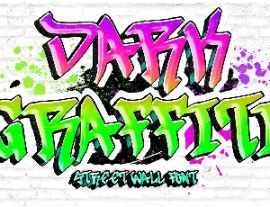 Dark Graffiti font