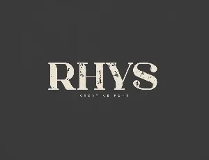 Rhys font