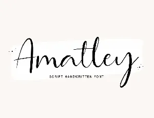 Amatley font