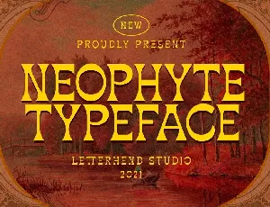 Neophyte font