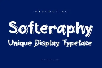 Softeraphy Display font