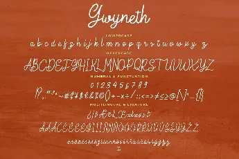 Gwyneth font