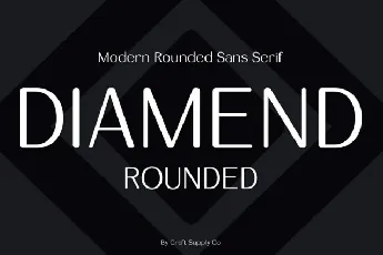 Diamend Rounded font