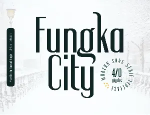 Fungka City font