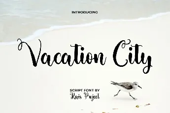 Vacation City Demo font