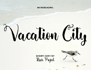 Vacation City Demo font