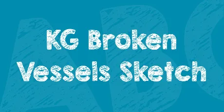 KG Broken Vessels Sketch font