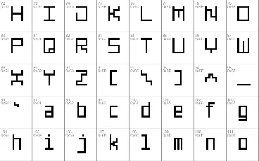 Line Pixel-7 font