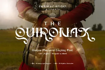 The Quironax font