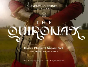 The Quironax font