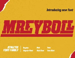 Mreyboll font