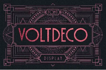 Voltdeco font