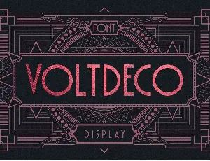 Voltdeco font