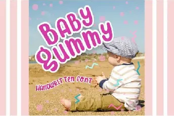 Baby Gummy Display font