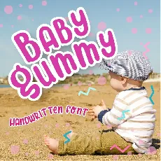 Baby Gummy Display font